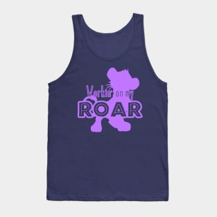 Lion King - Working on my Roar - purple Tank Top